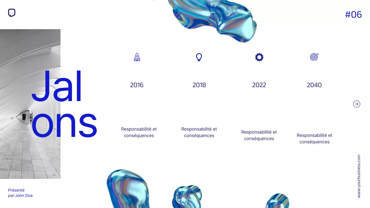 Blue Minimal Simple Company Profil d'entreprise Introduction de l'entreprise