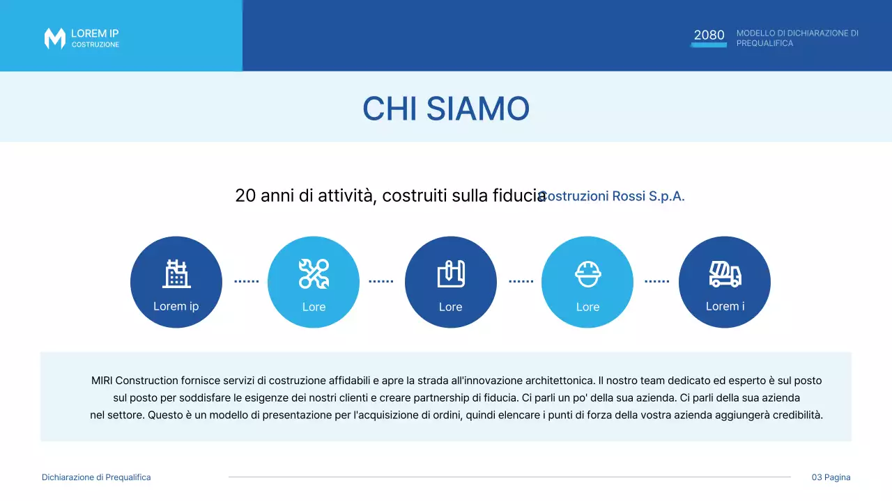 Una semplice proposta di invito a costruire in blu e azzurro