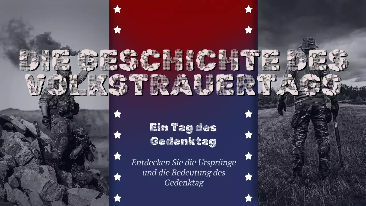 Blau und Rot Einfacher Gedenktag Einführung