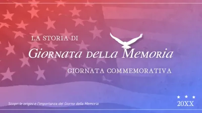 Rosso Bianco Blu Giorno della Memoria History Channel
