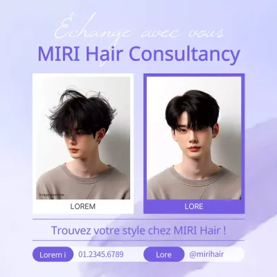 Promouvoir le conseil en style branché de Mauve et Bora