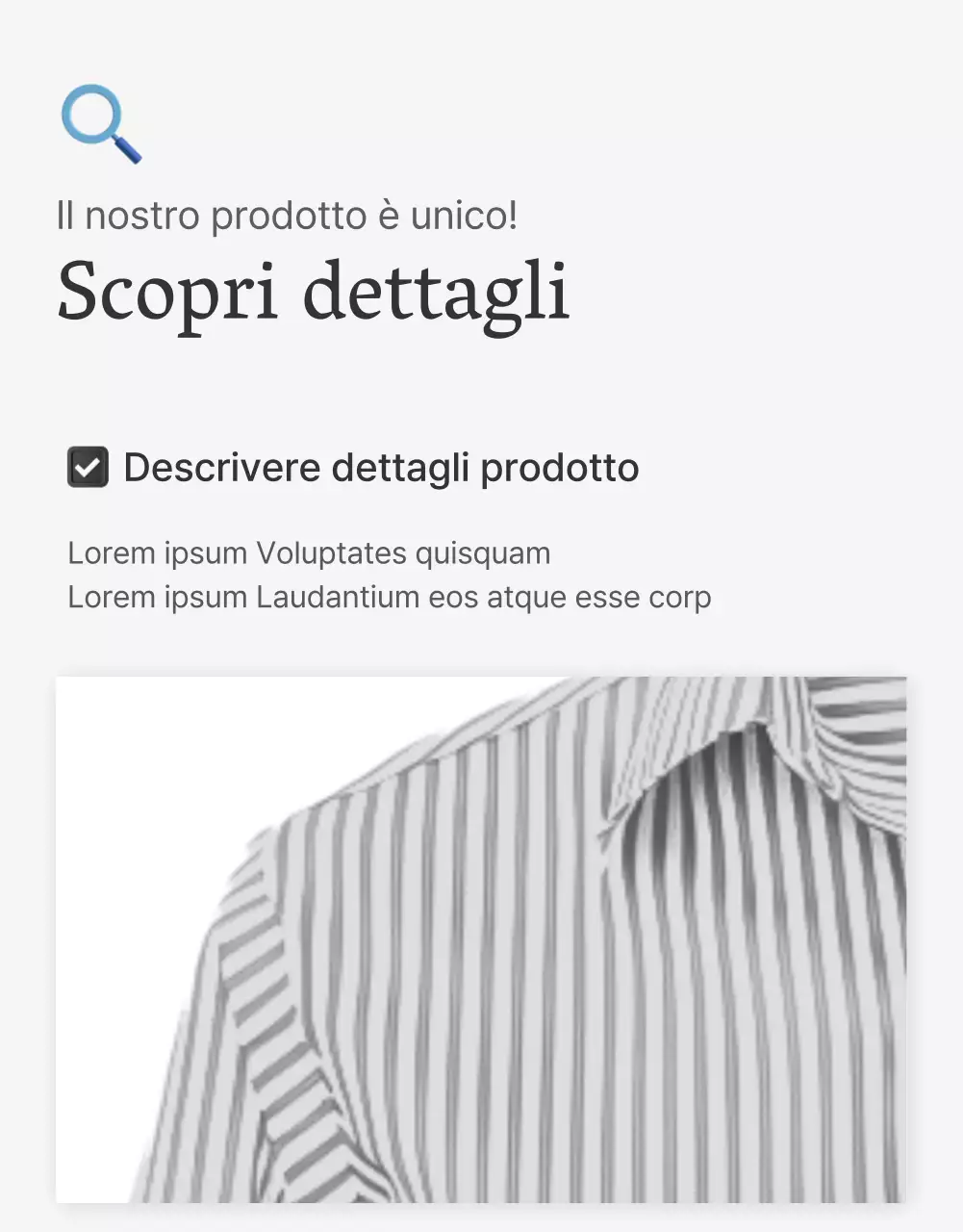 Pubblicità di un centro commerciale di moda con semplici emoji stilizzate bianche e grigie