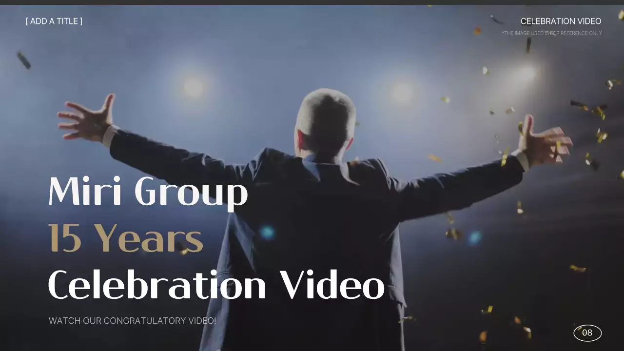 베이지 모던 기념일 발표 프레젠테이션