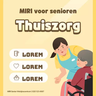 Geel-witte thuiszorg prospectus