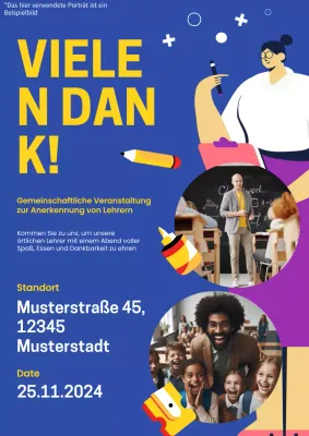 Förderung von Veranstaltungen zum Tag des Lehrers