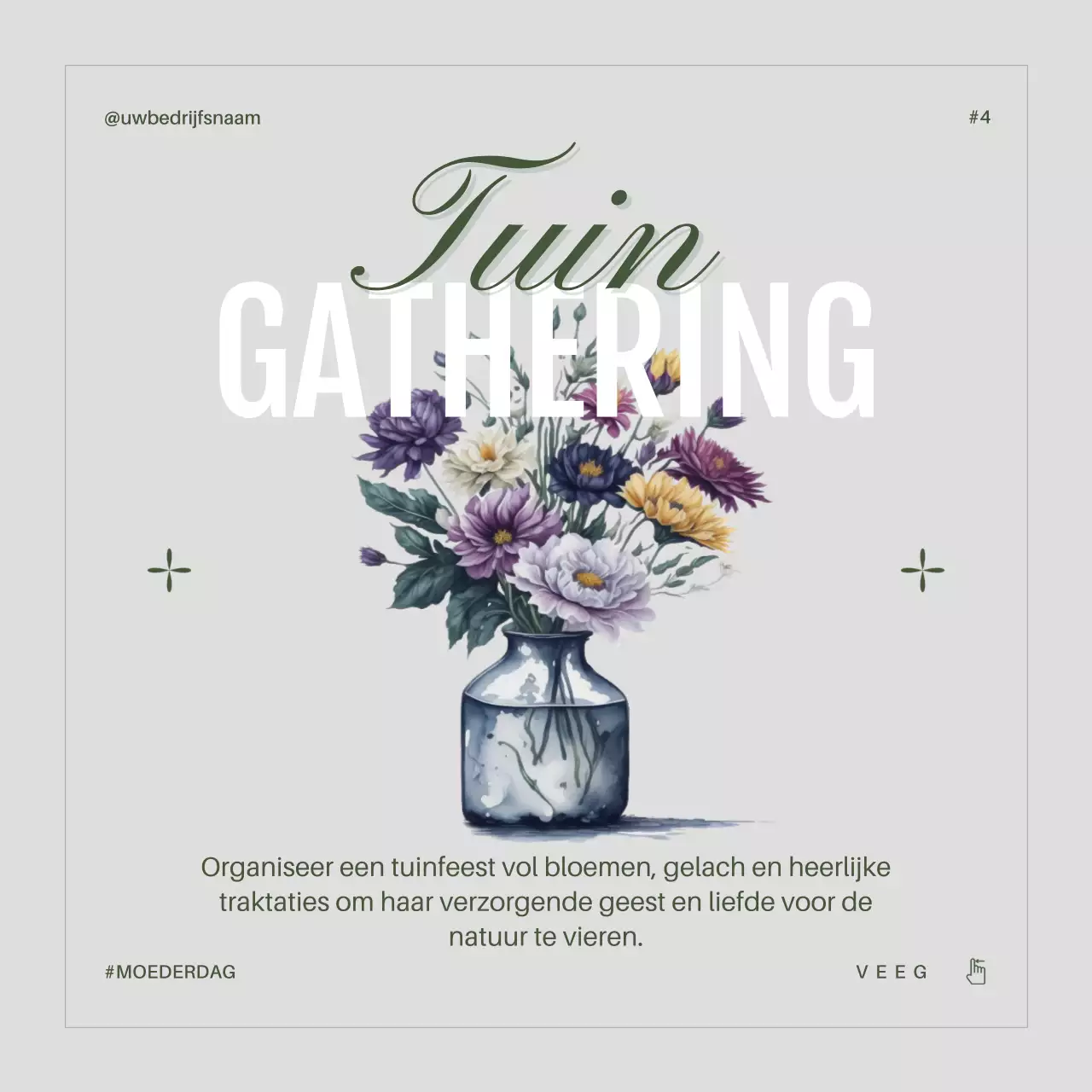 Groene Minimale Eenvoudige Moederdag Viering Ideeën Investering