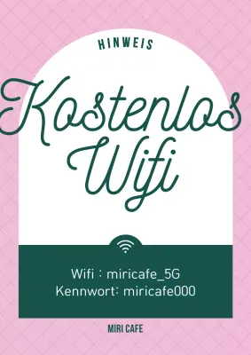 Über Pink and Green Simple Cafe