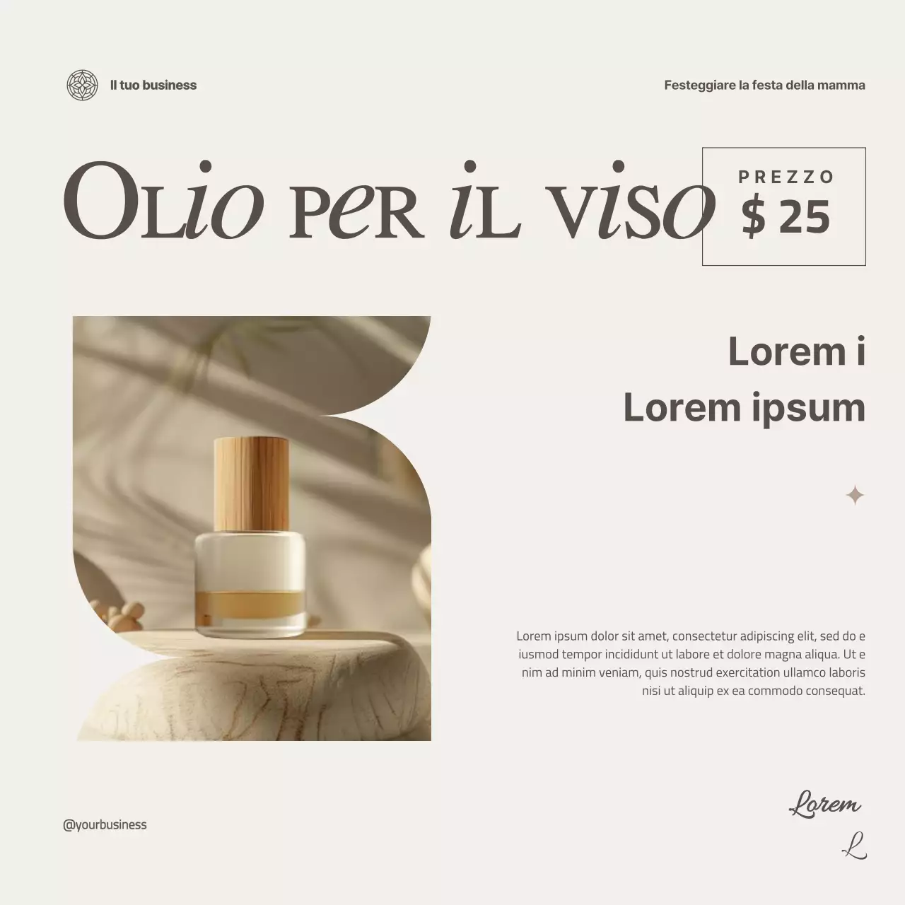 Collezione di trattamenti moderni Ivory per la celebrazione della festa della mamma