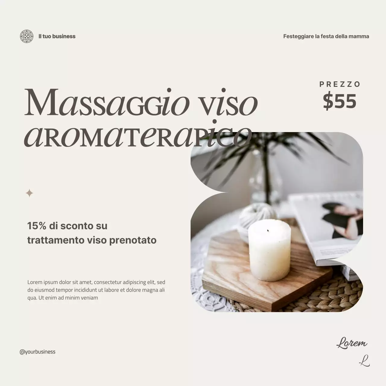 Collezione di trattamenti moderni Ivory per la celebrazione della festa della mamma