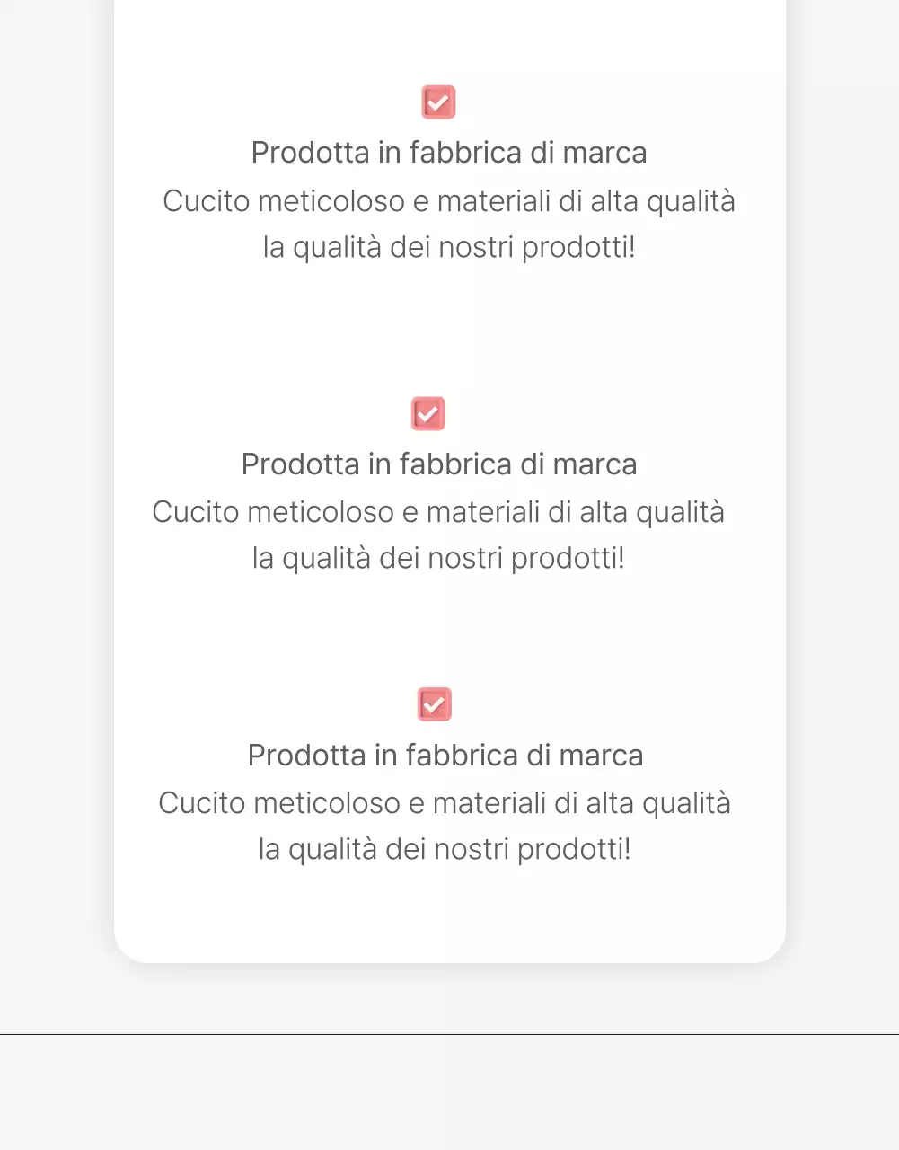 Pubblicità di un centro commerciale di moda con semplici emoji stilizzate bianche e grigie