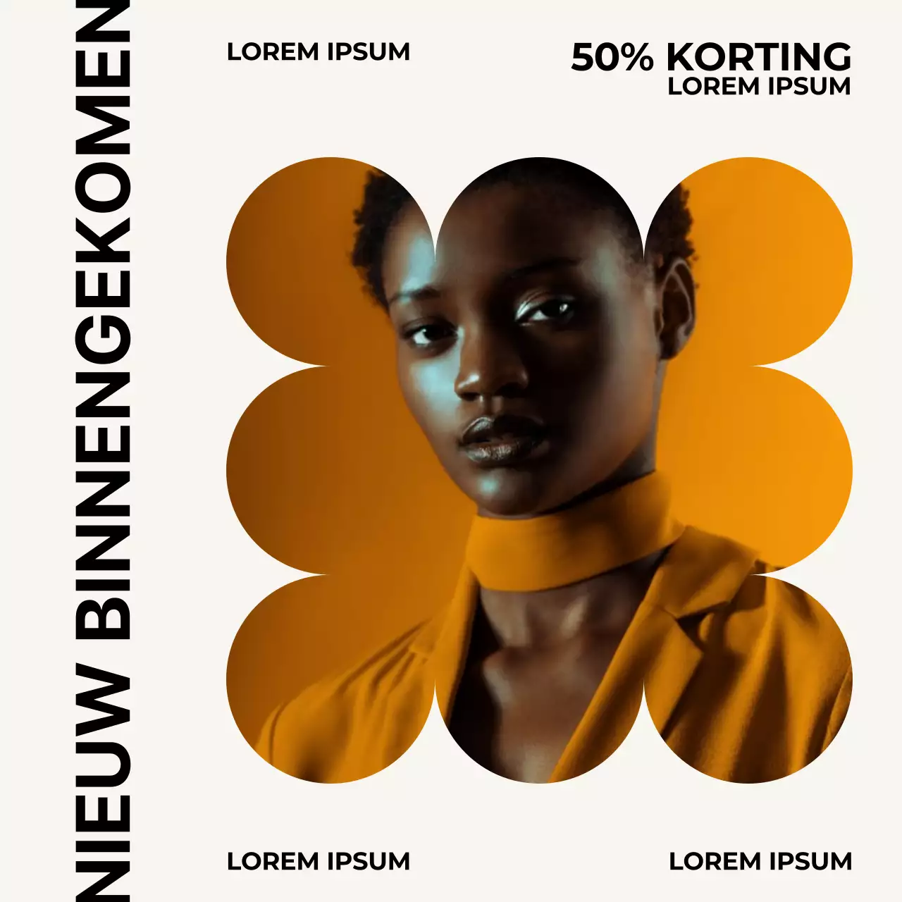 Oranje Wit Zwart Eenvoudig Nieuw Binnen Promotie