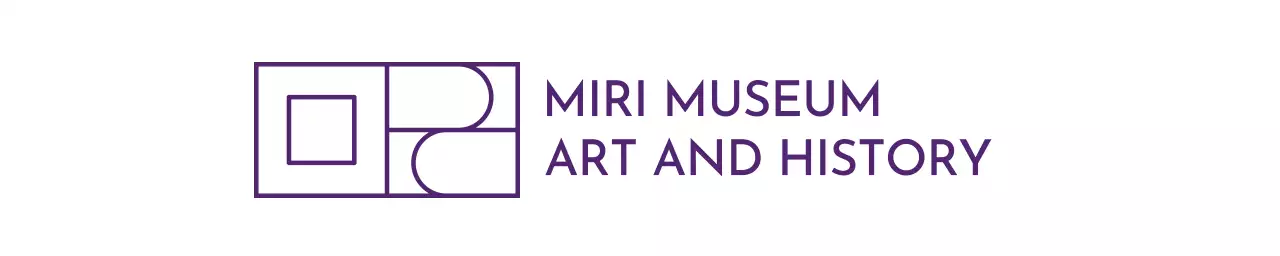 예술적인 느낌의 기하학적 도형을 활용한 아트 갤러리