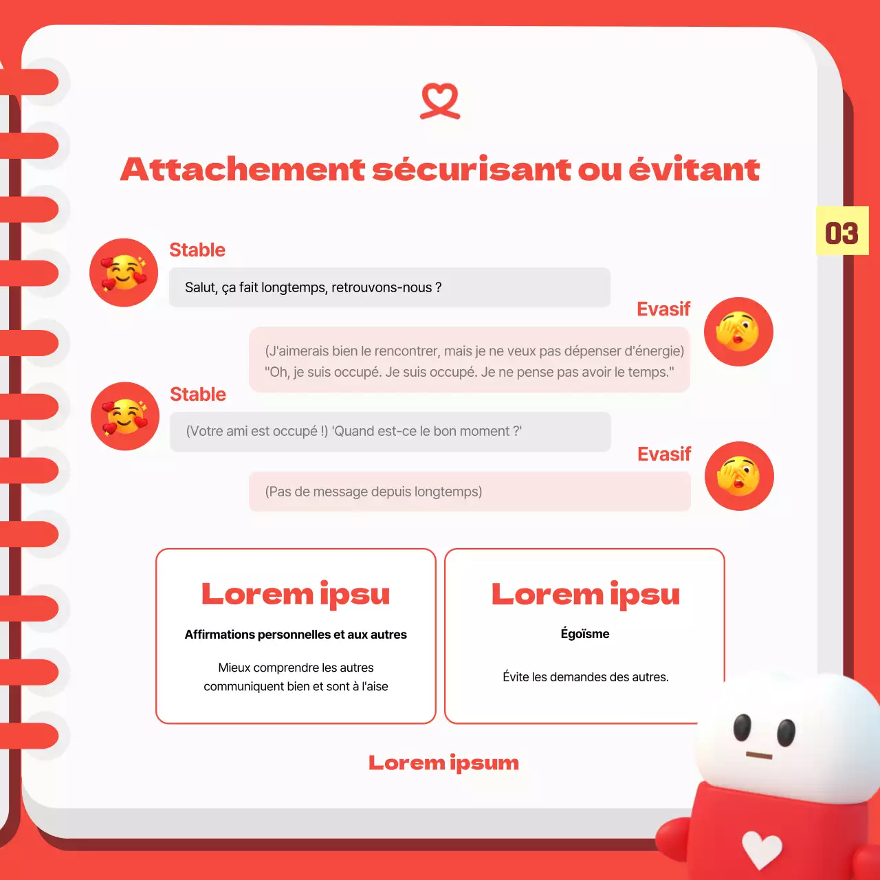 L'adorable petit test de personnalité romantique de Red and Yellow