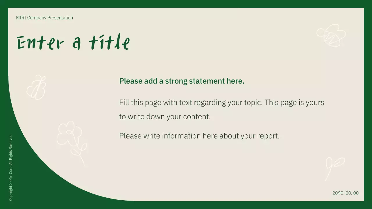 Green Simple Sustainability Presentation