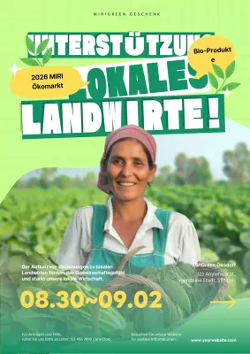 Werben Sie für Ihr Bauernmarkt-Event