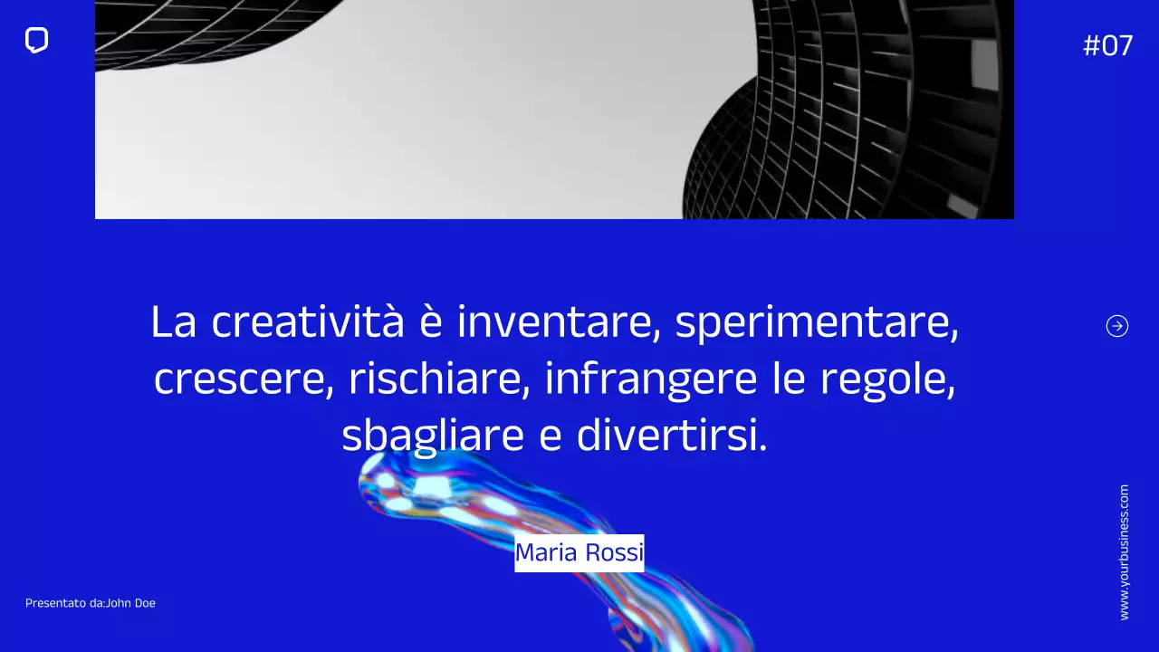 Blue Minimal Simple Company Profilo aziendale Introduzione dell'azienda
