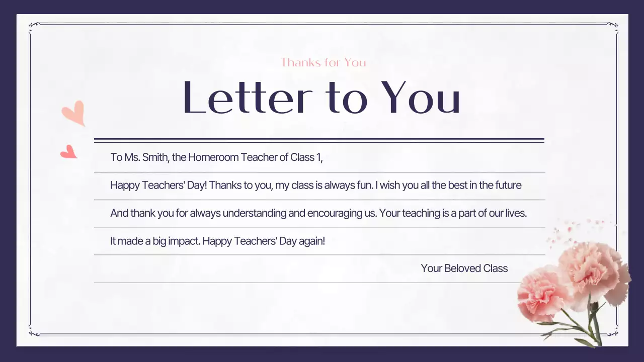 블루 엘레강트 선생님 이벤트 발표 프레젠테이션