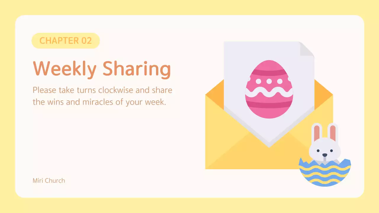 Yellow and Orange Church Small Group Area Worship Resources