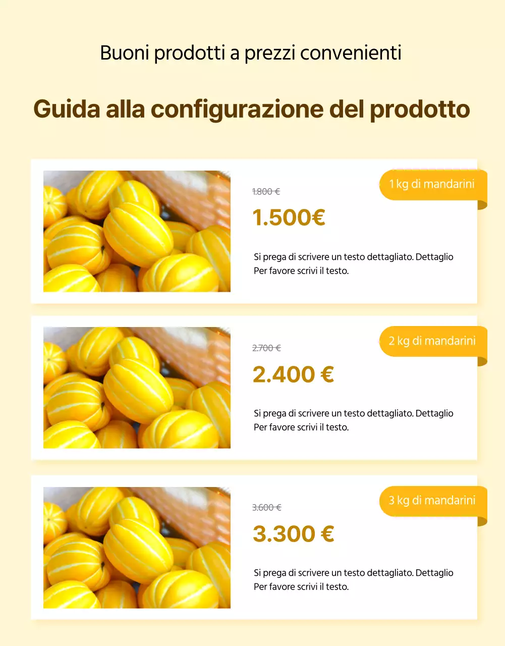 Promozione semplice del melone giallo