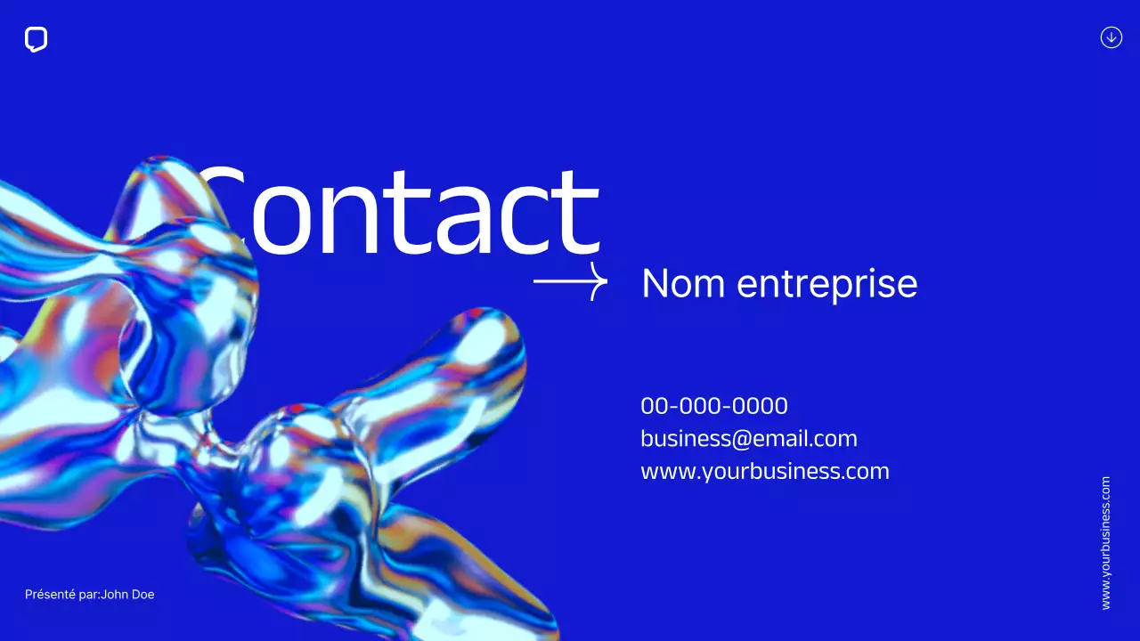 Blue Minimal Simple Company Profil d'entreprise Introduction de l'entreprise