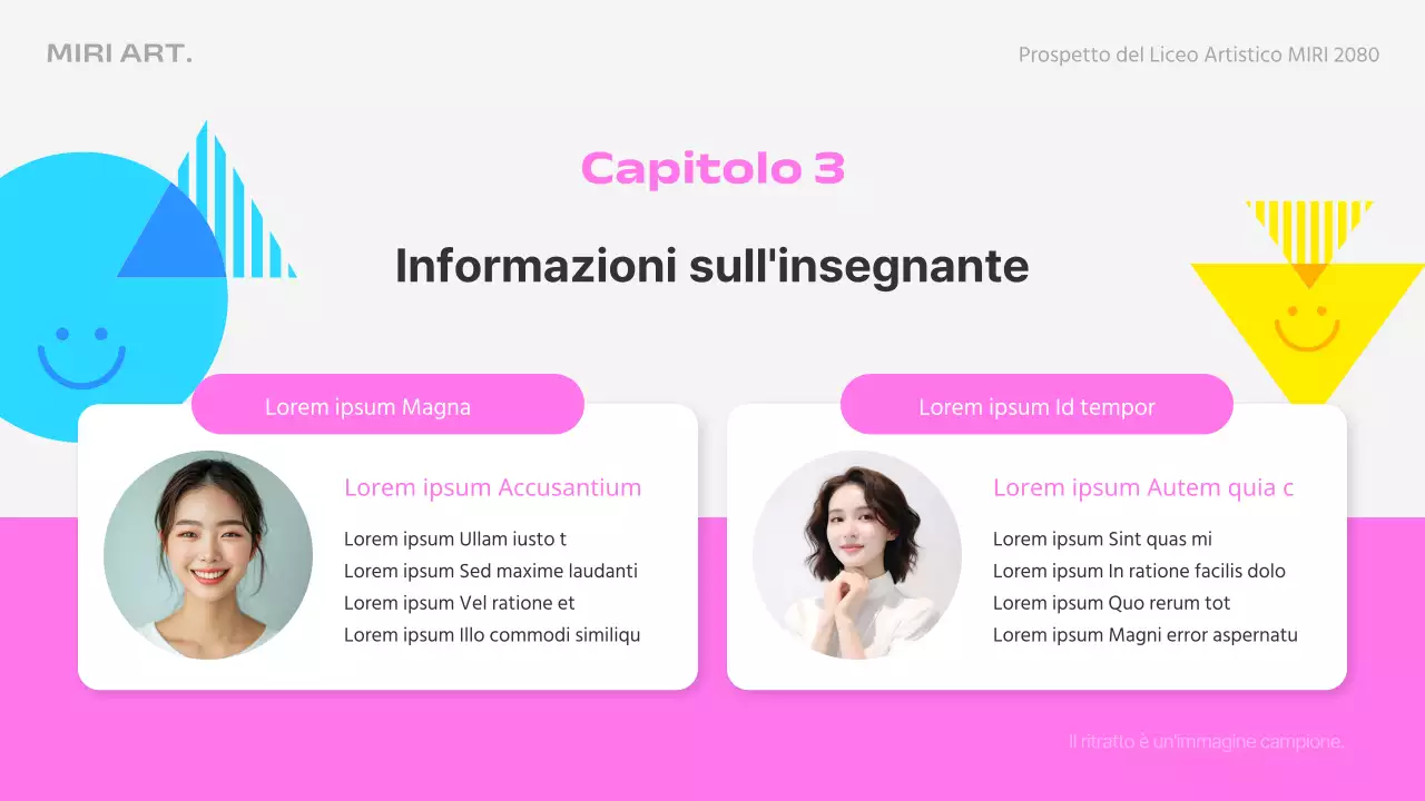 Vi presentiamo la scuola d'arte rosa e azzurra