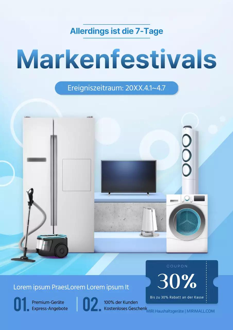 Erfreuen Sie Ihr neues Leben SonderangebotEvent-Anzeigen