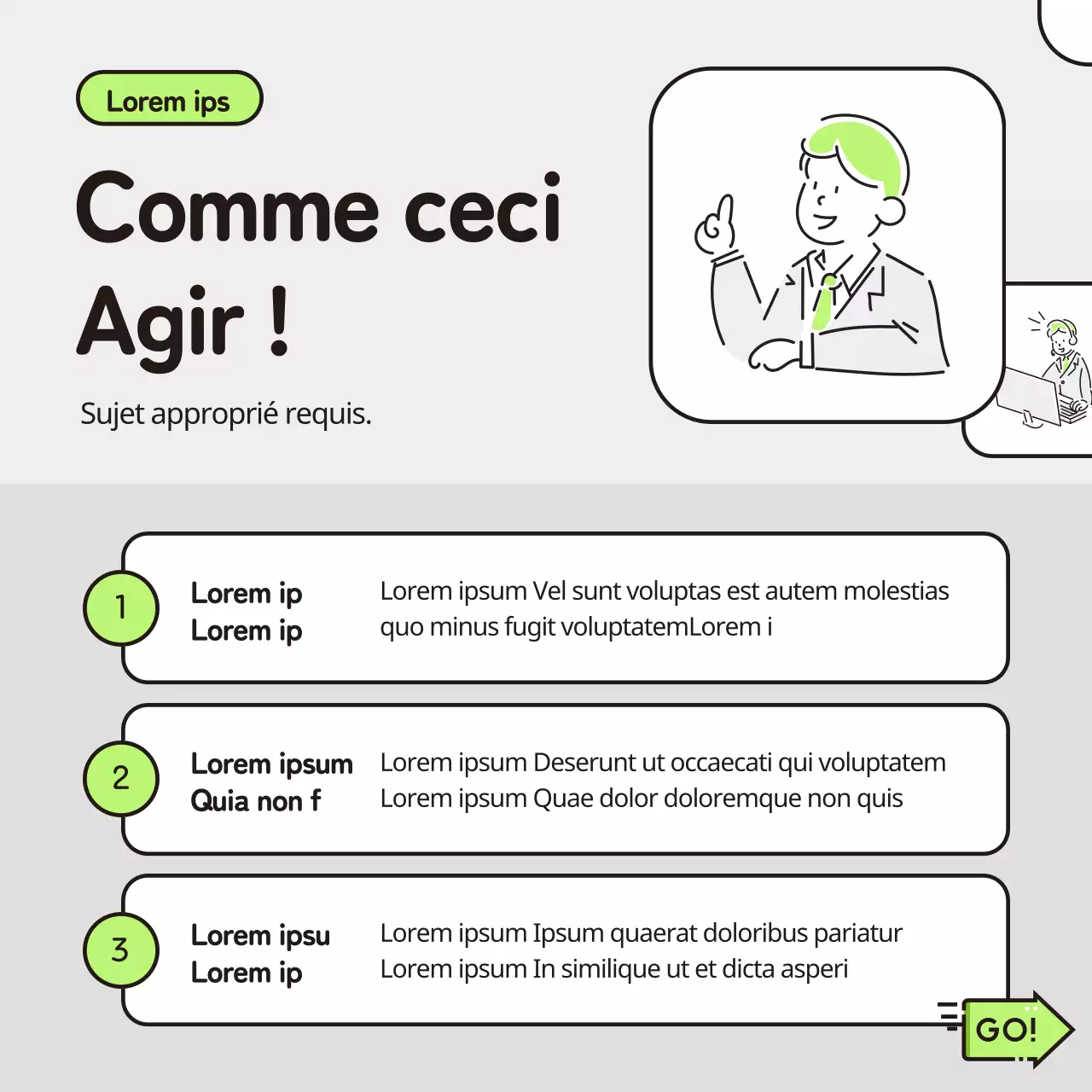 A propos de la pré-passe d'entretien simple en chartreuse et en gris