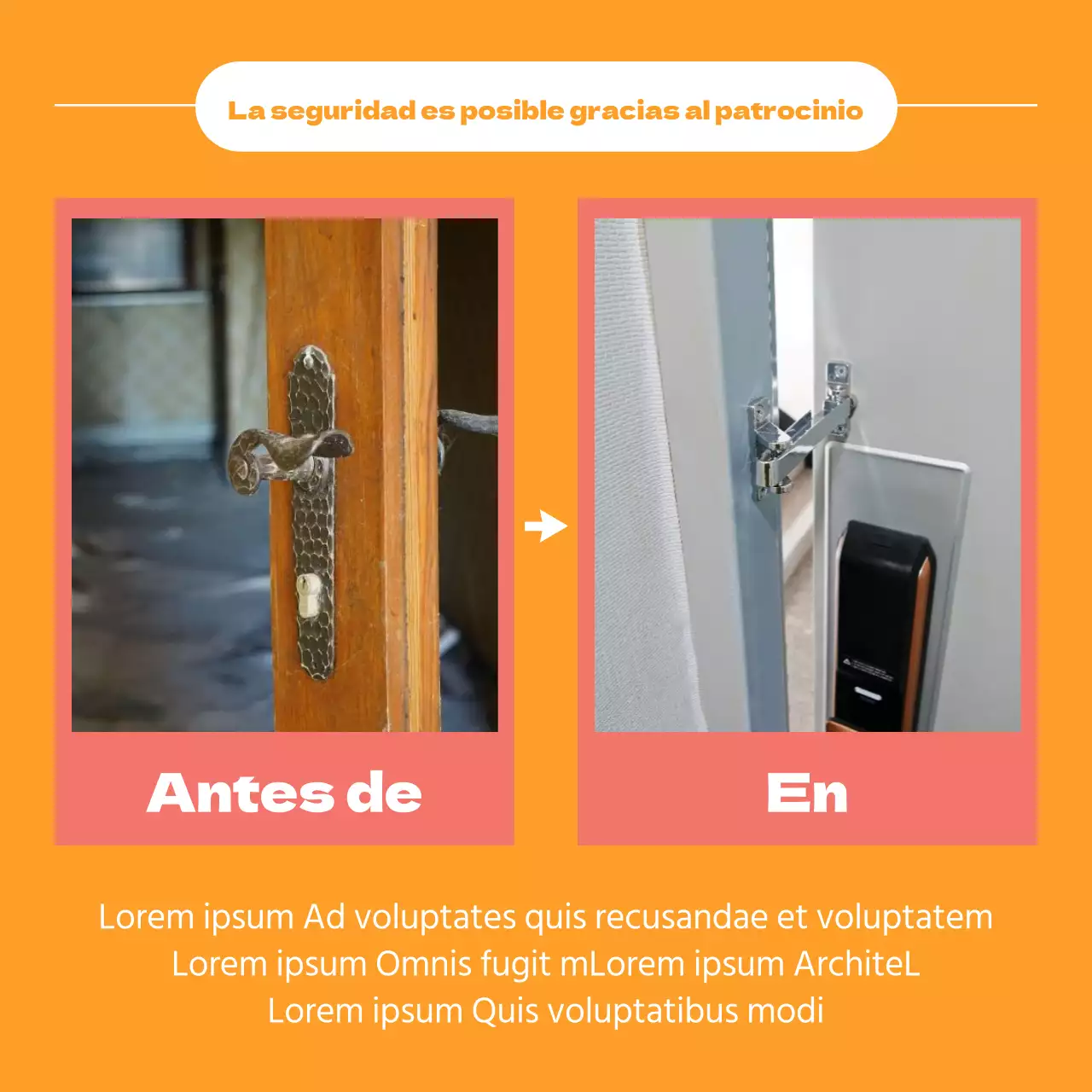 Un sencillo informe naranja y amarillo del historial de donaciones