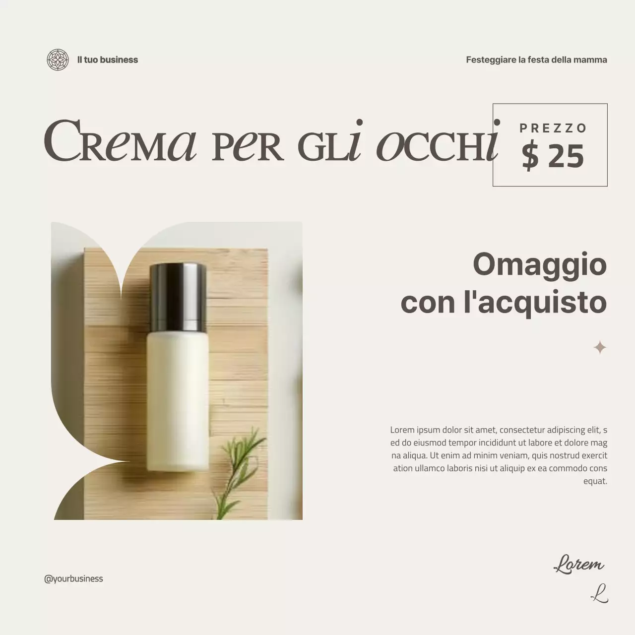 Collezione di trattamenti moderni Ivory per la celebrazione della festa della mamma