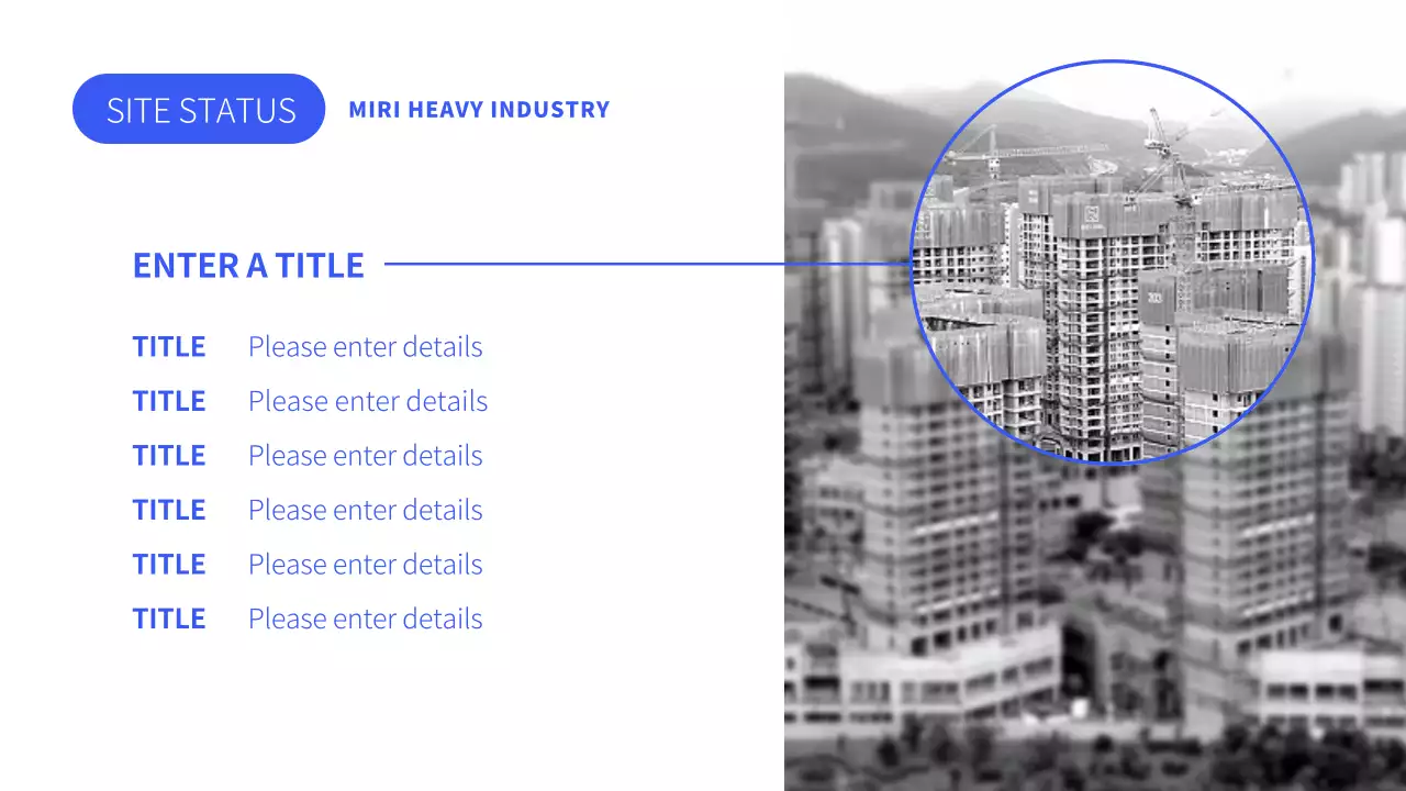 Blue Modern Industry Presentation