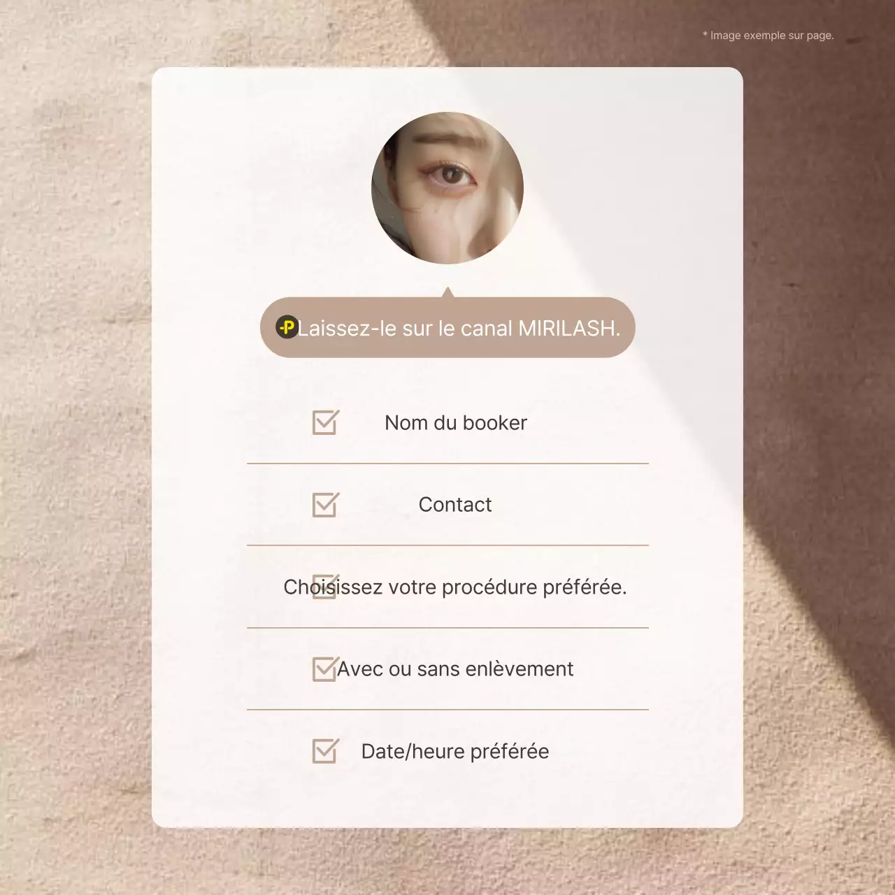 Promouvoir la beauté moderne des cils dans les tons bruns et beiges