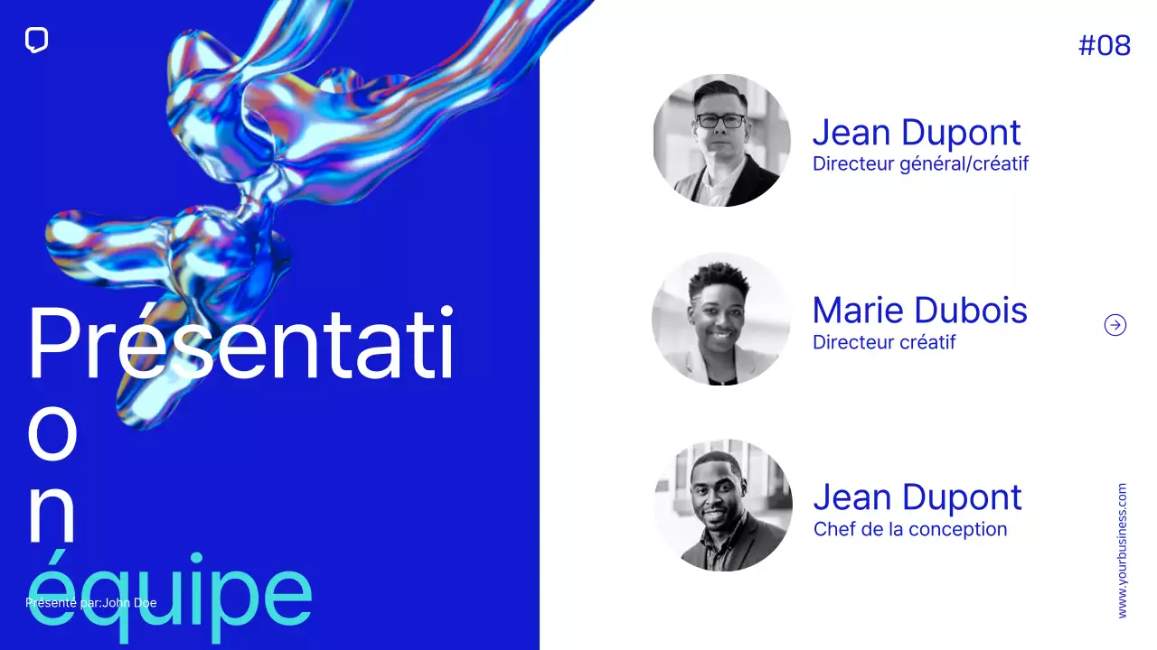 Blue Minimal Simple Company Profil d'entreprise Introduction de l'entreprise