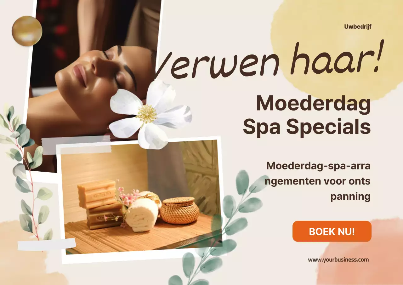 Ivory Modern Moederdag Spa Promo Advertentie