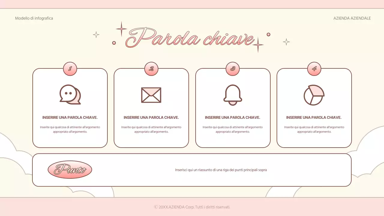 Fornite uno sfondo kitsch in rosa e avorio Presentazione