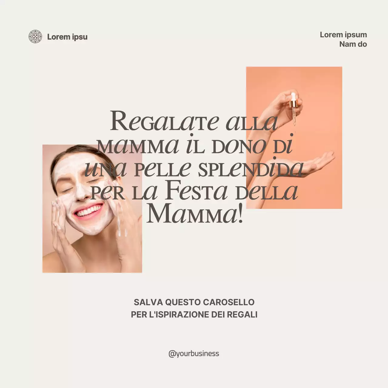 Collezione di trattamenti moderni Ivory per la celebrazione della festa della mamma