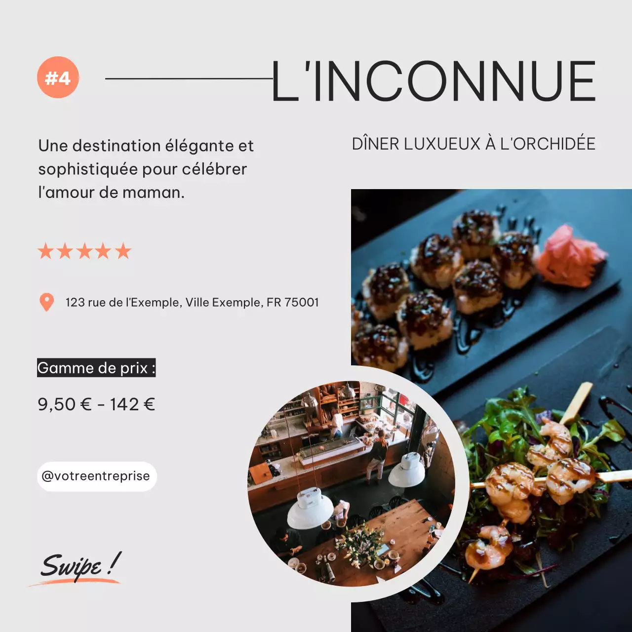 Guide des lieux de restauration recommandés par Black Modern pour les célébrations de la fête des mères