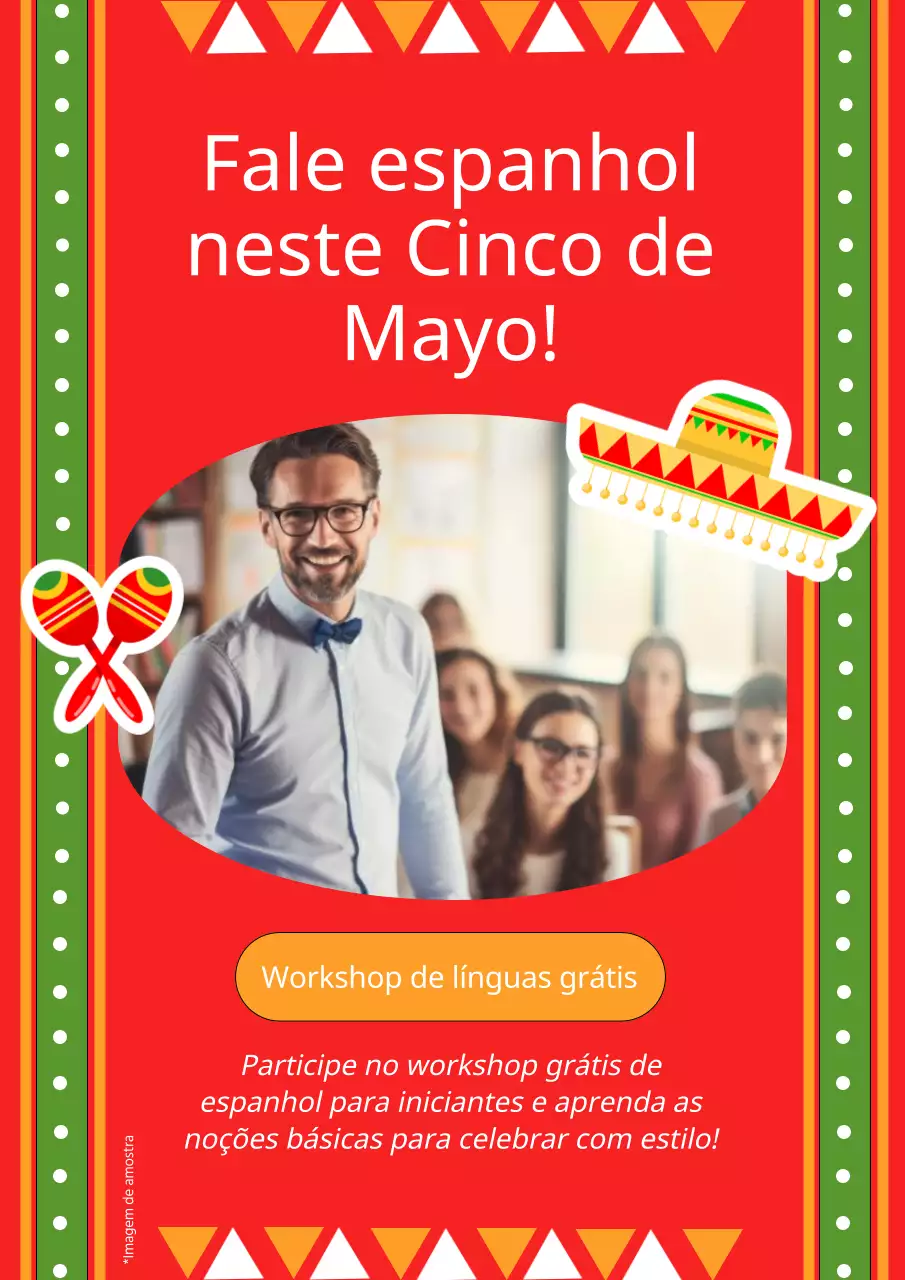 Promover workshops de língua espanhola