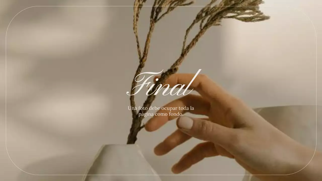 Instrucciones para el collage de fotos Ivory Minimal