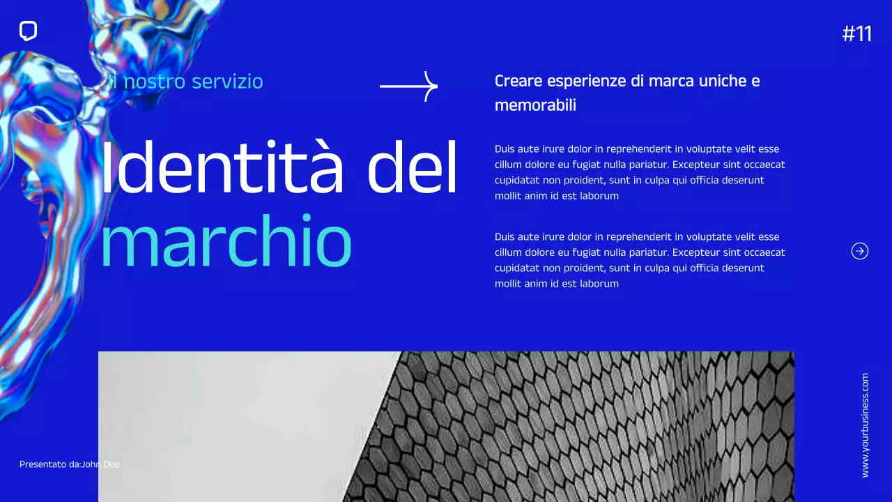 Blue Minimal Simple Company Profilo aziendale Introduzione dell'azienda