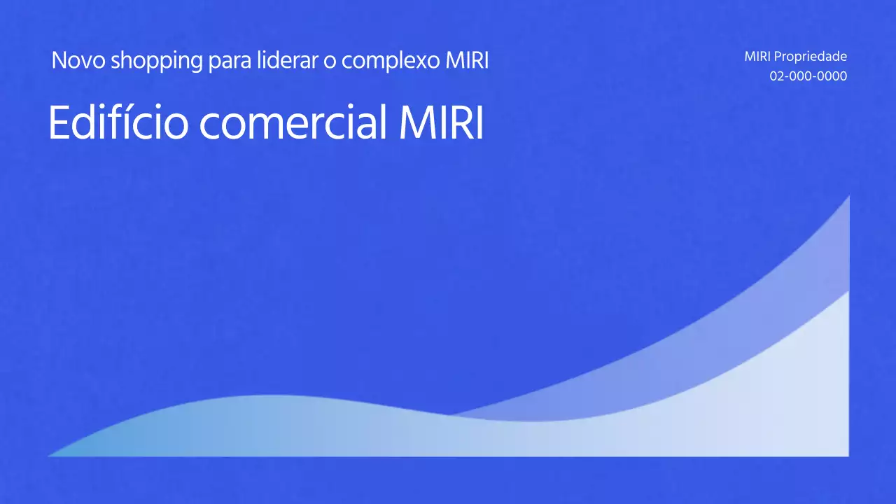 Uma simples listagem de imóveis em azul e cinzento