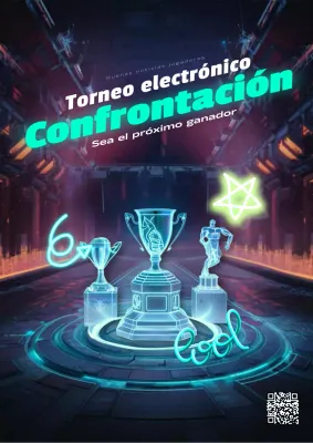 Anuncio del torneo de deportes electrónicos Neon and Blue SF