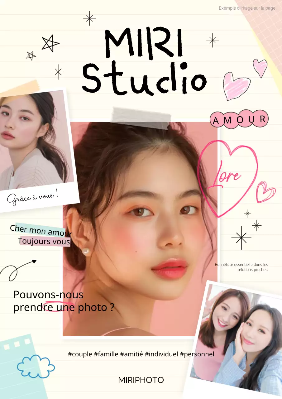 Promouvoir un self-studio confortable en ivoire et rose