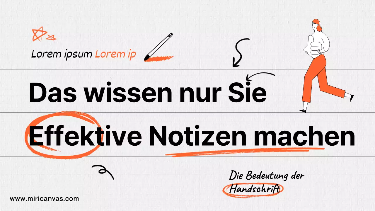 Über die Verwendung kitschiger Schriftelemente in Orange und Schwarz