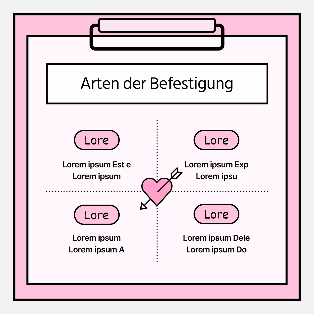 Einfache psychologische Beratungsinformationen in Rosa