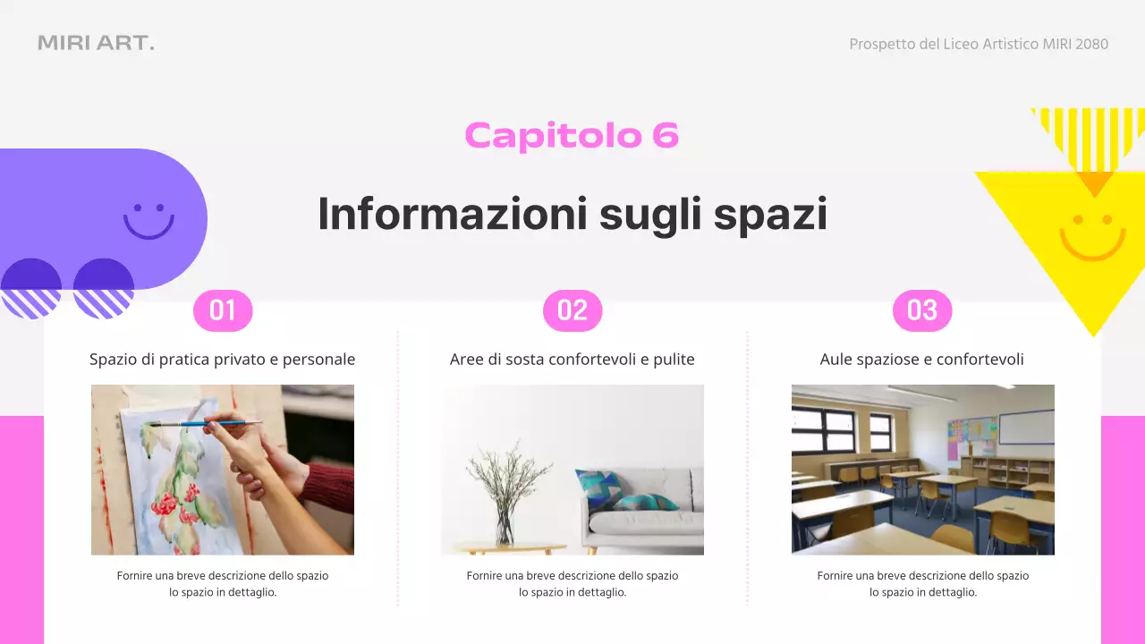 Vi presentiamo la scuola d'arte rosa e azzurra