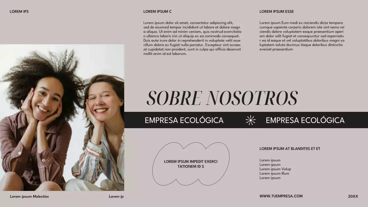 Beige Negro Moda Moderna Empresa's Introducion