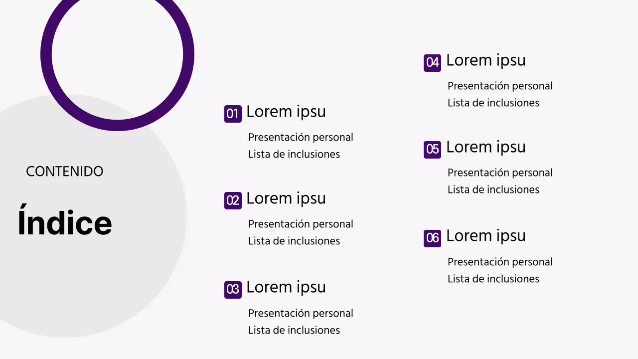 Informes geométricos de análisis de la competencia en gris y morado