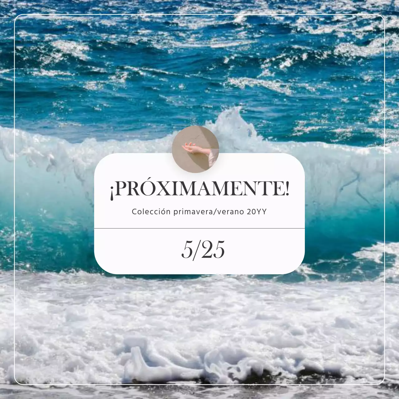 Promocione una sencilla suite de marketing en redes sociales de marca en azul.