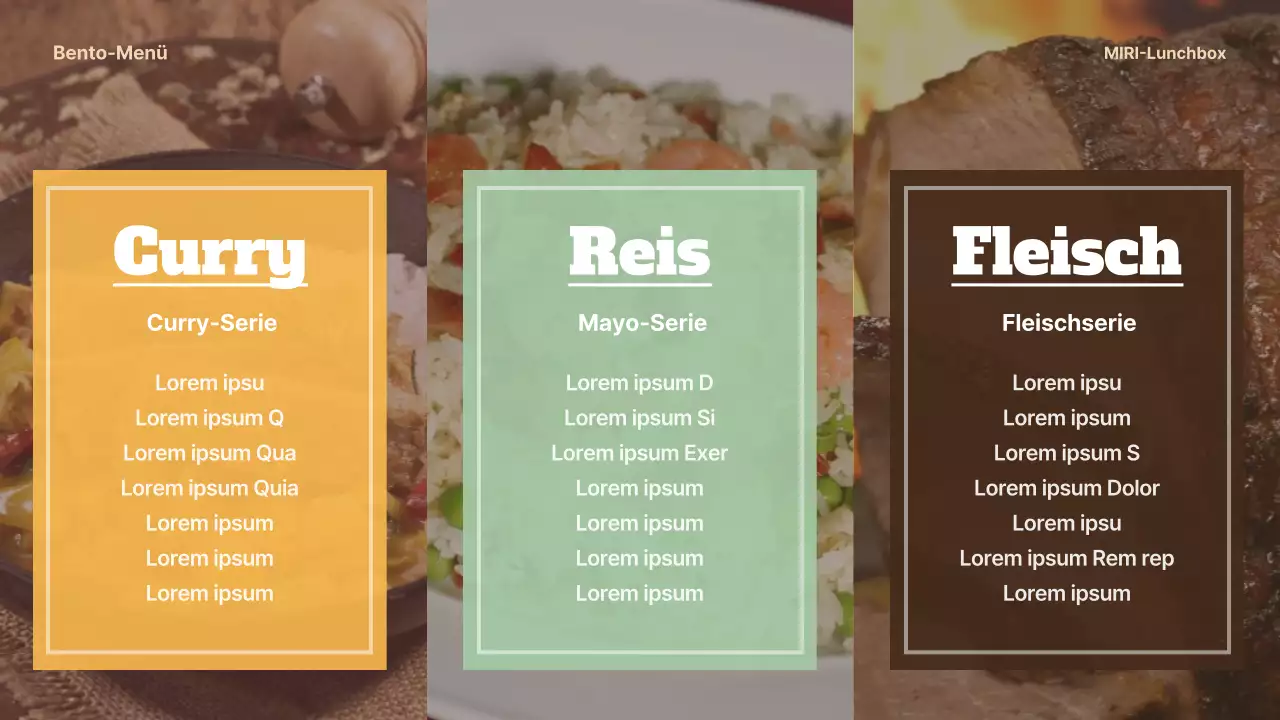 Einfacher Werbeflyer in rosa und beige für die Filiale