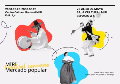 Actuaciones dinámicas de las artes culturales tradicionales coreanas